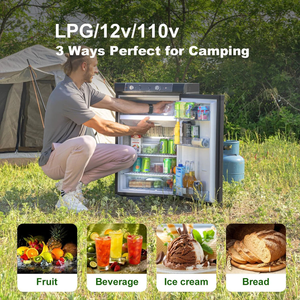 3.5 Cu ft 3 Way Refrigerator Freezer Combo Q71459