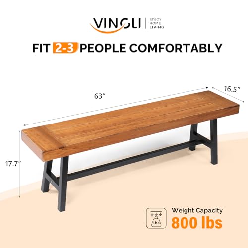 Outdoor Bench with Metal Legs D473865