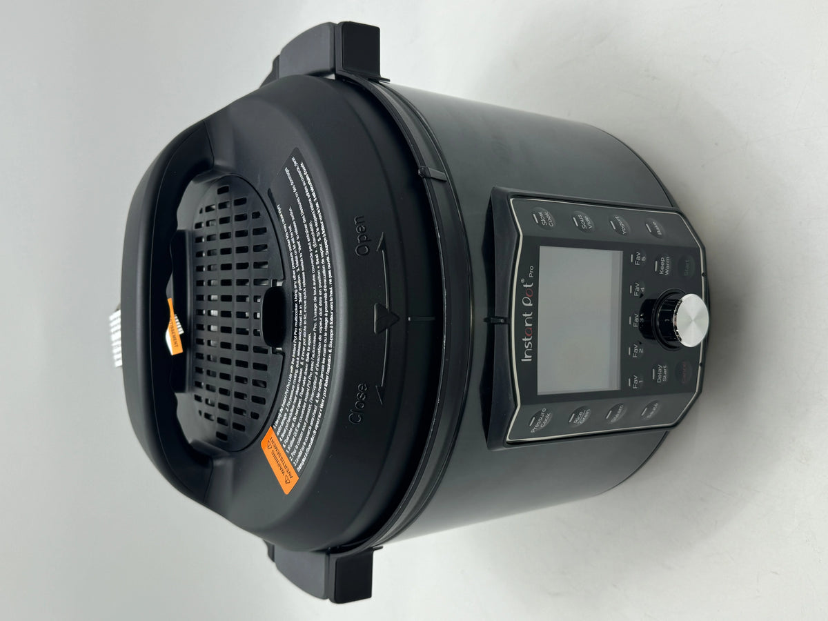 10-in-1 6 Quart Black Pressure Cooker Slow Cooker H47941