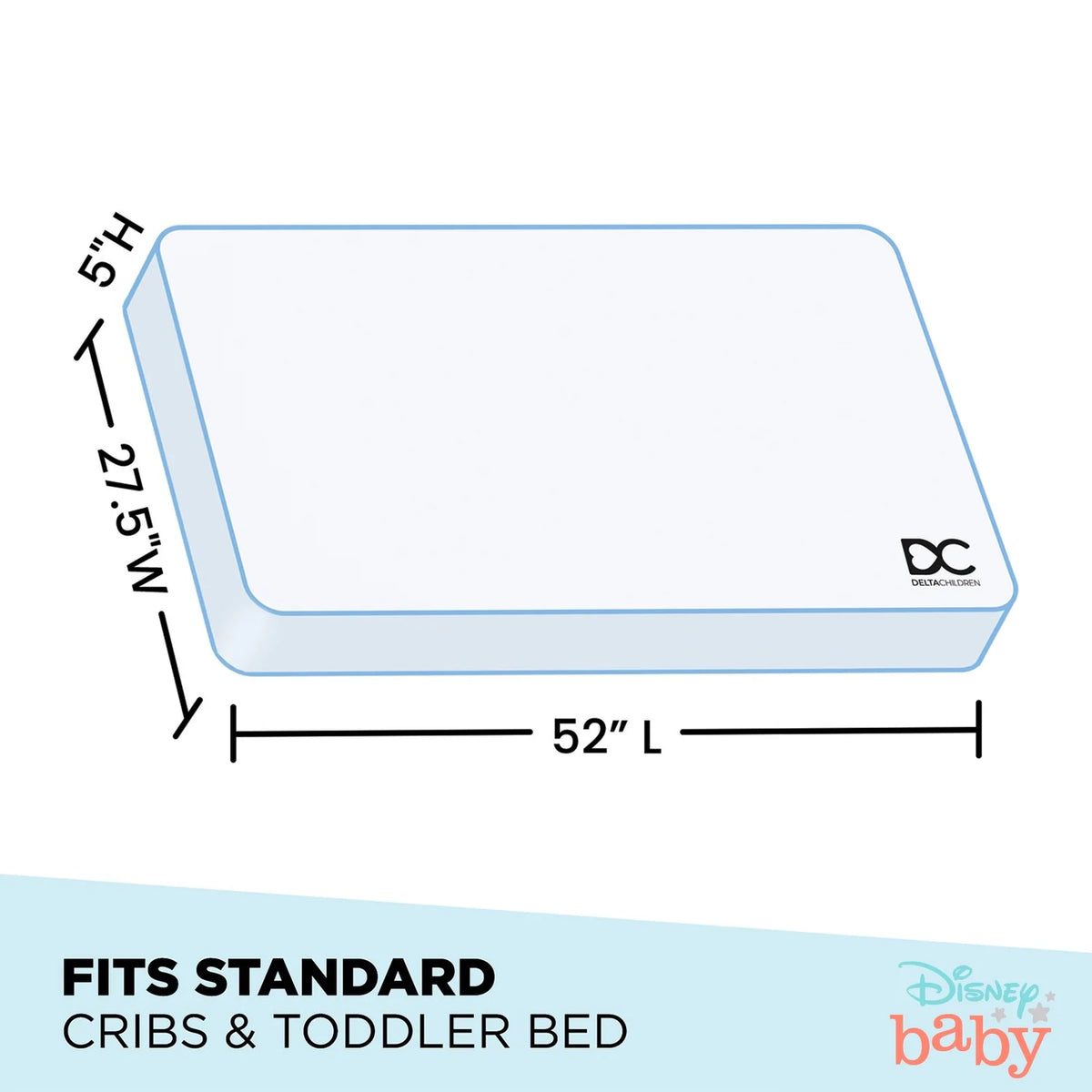 Dual-Sided Crib Toddler Mattress I3549