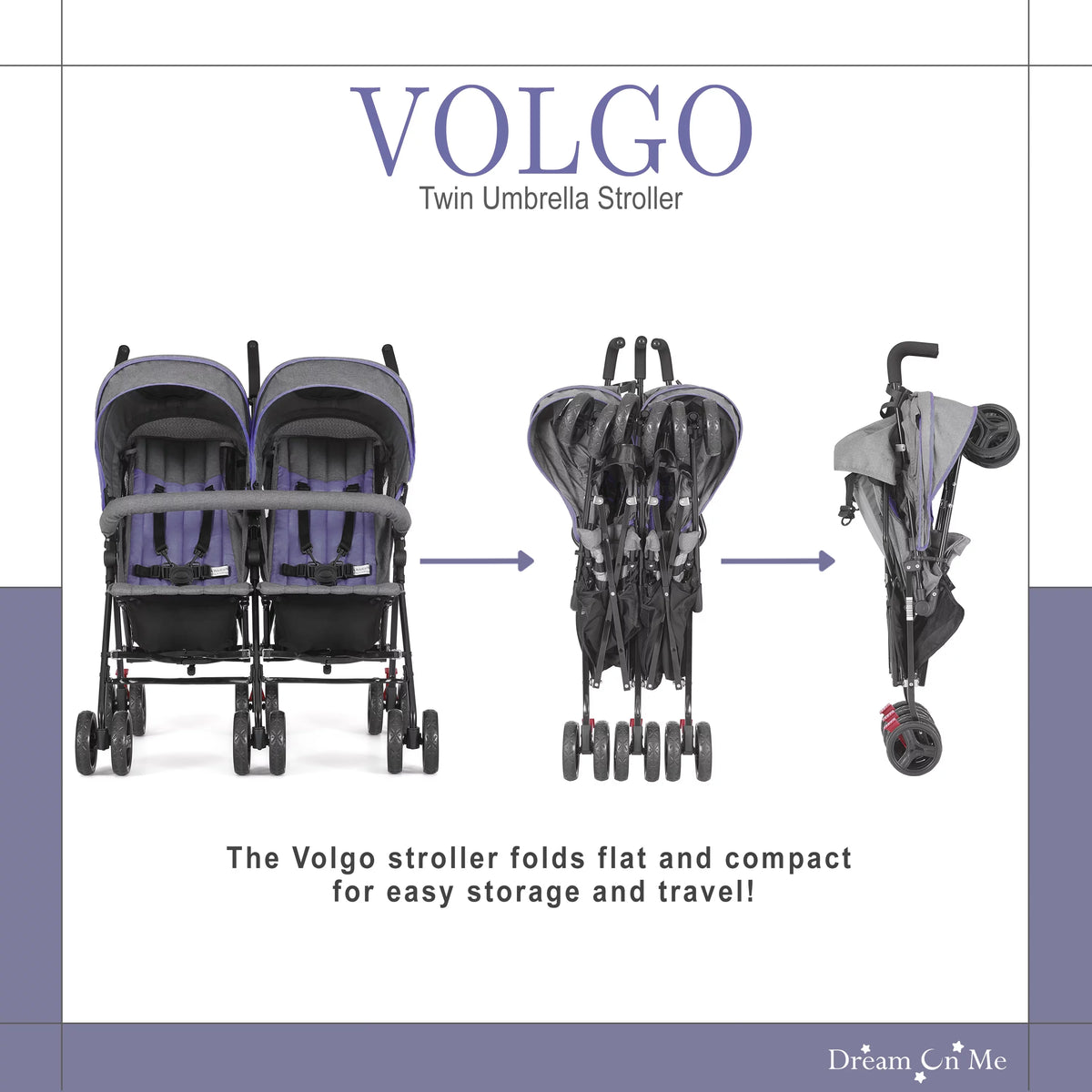 Lightweight Double Umbrella Stroller Y2832