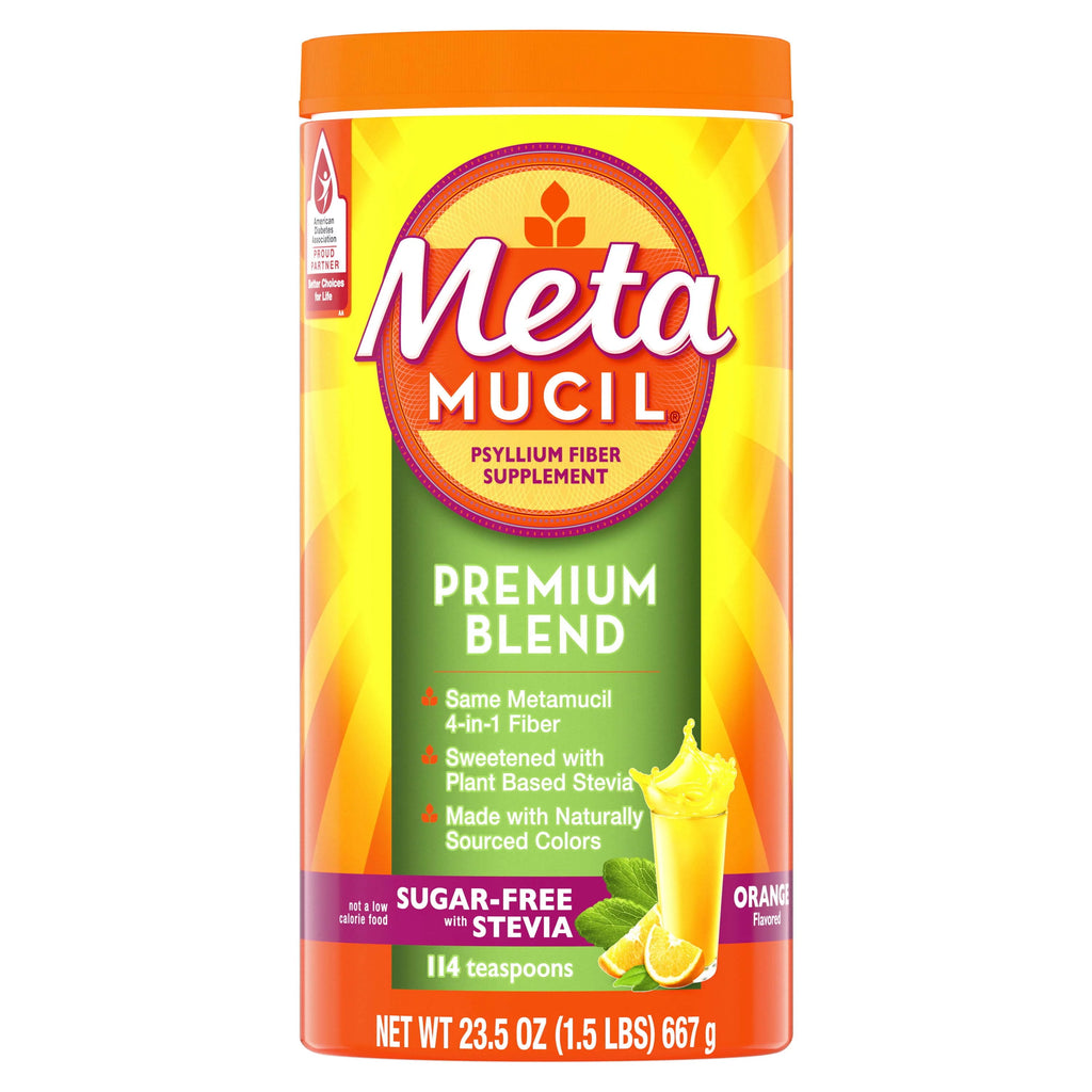 Psyllium Husk Fiber Powder with Stevia 114 Ct N332