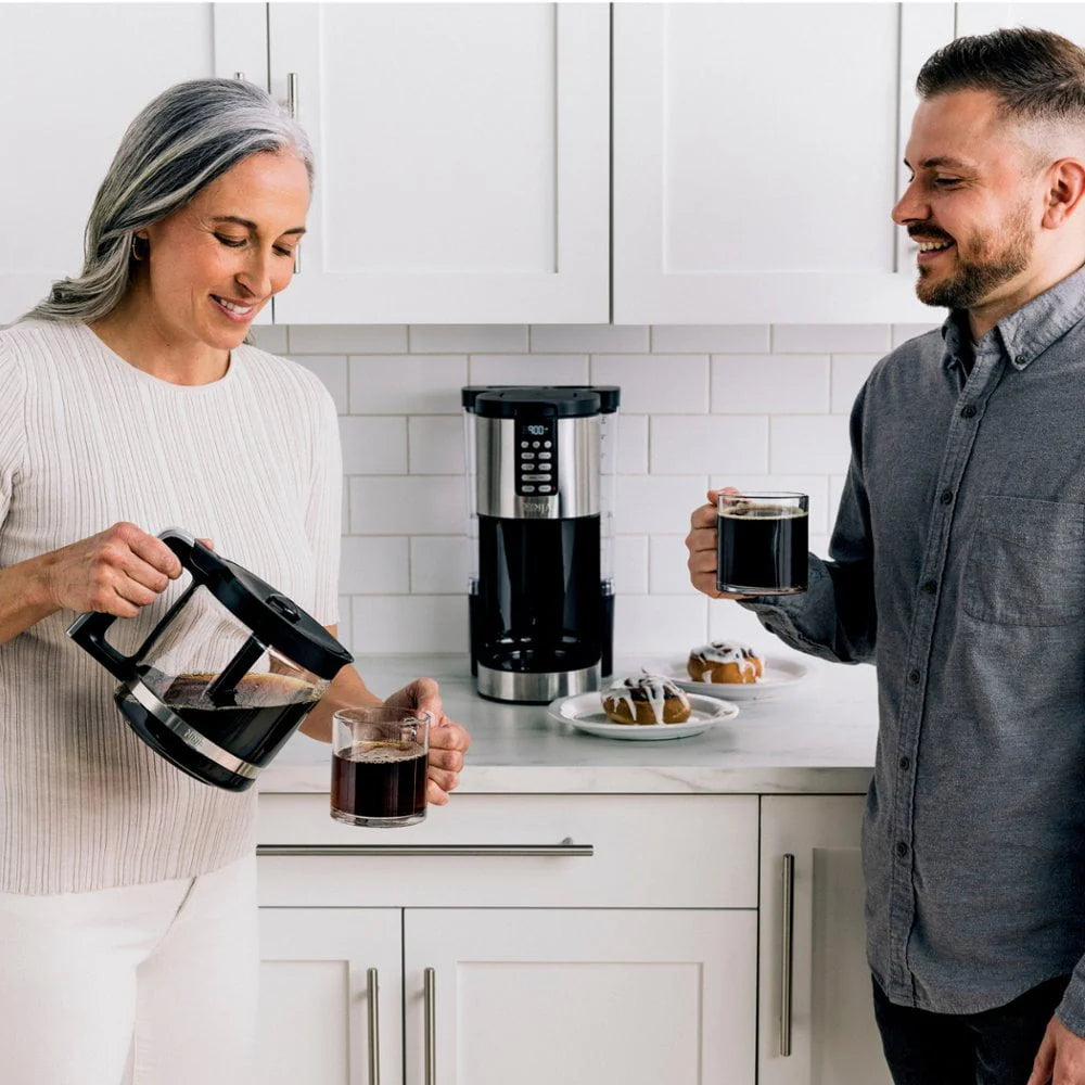14-Cup Programmable Coffee Maker with Glass Carafe and Permanent Filter Y248311