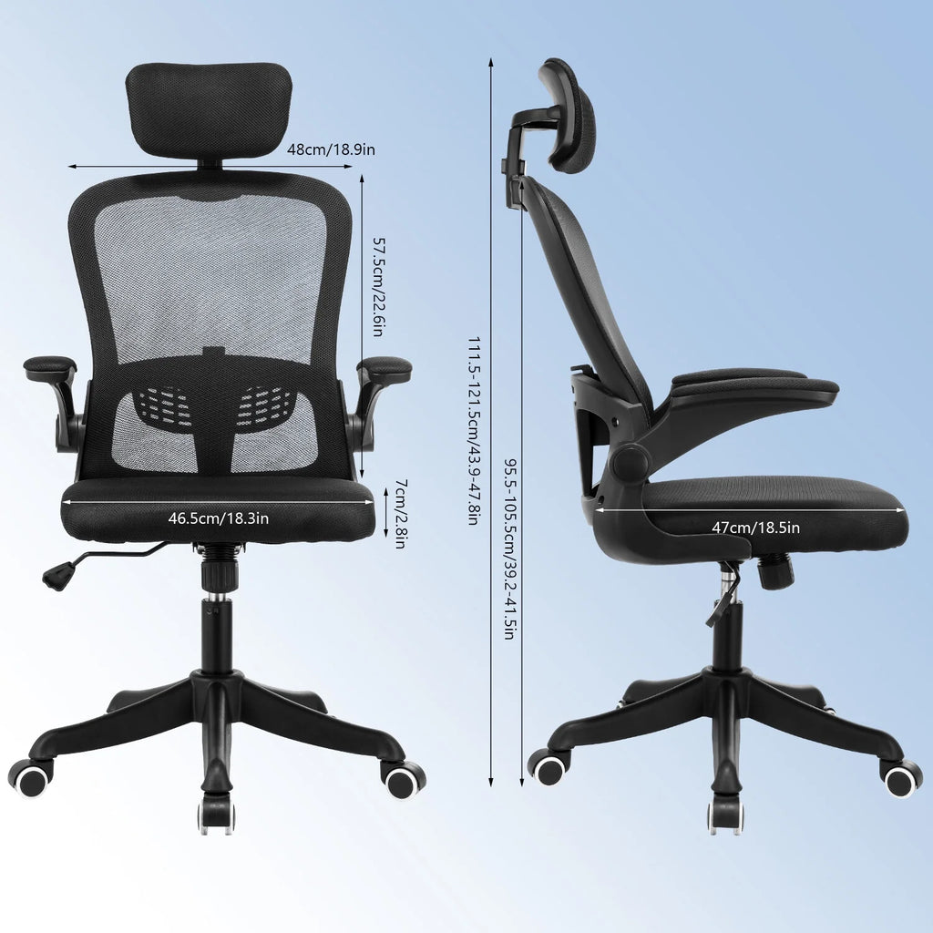 Black Mesh Ergonomic High Back Office Chair R558
