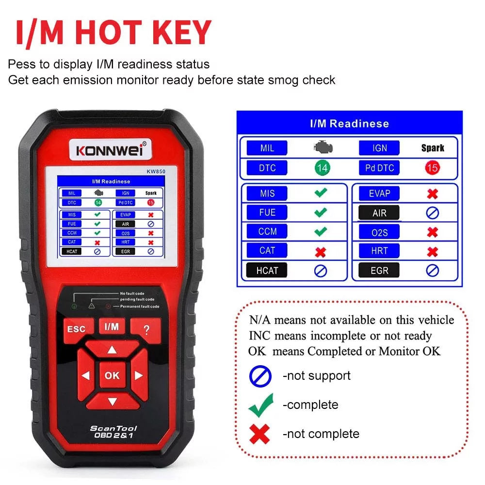 OBDII Scanner Code Reader Car Diagnostic Scan Tool F8693