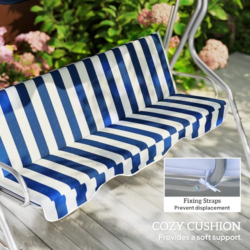 3-Person Porch Swing with Canopy Q767
