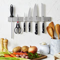 7 Pc Stainless Steel Knife Set with Magnetic Bar Y933