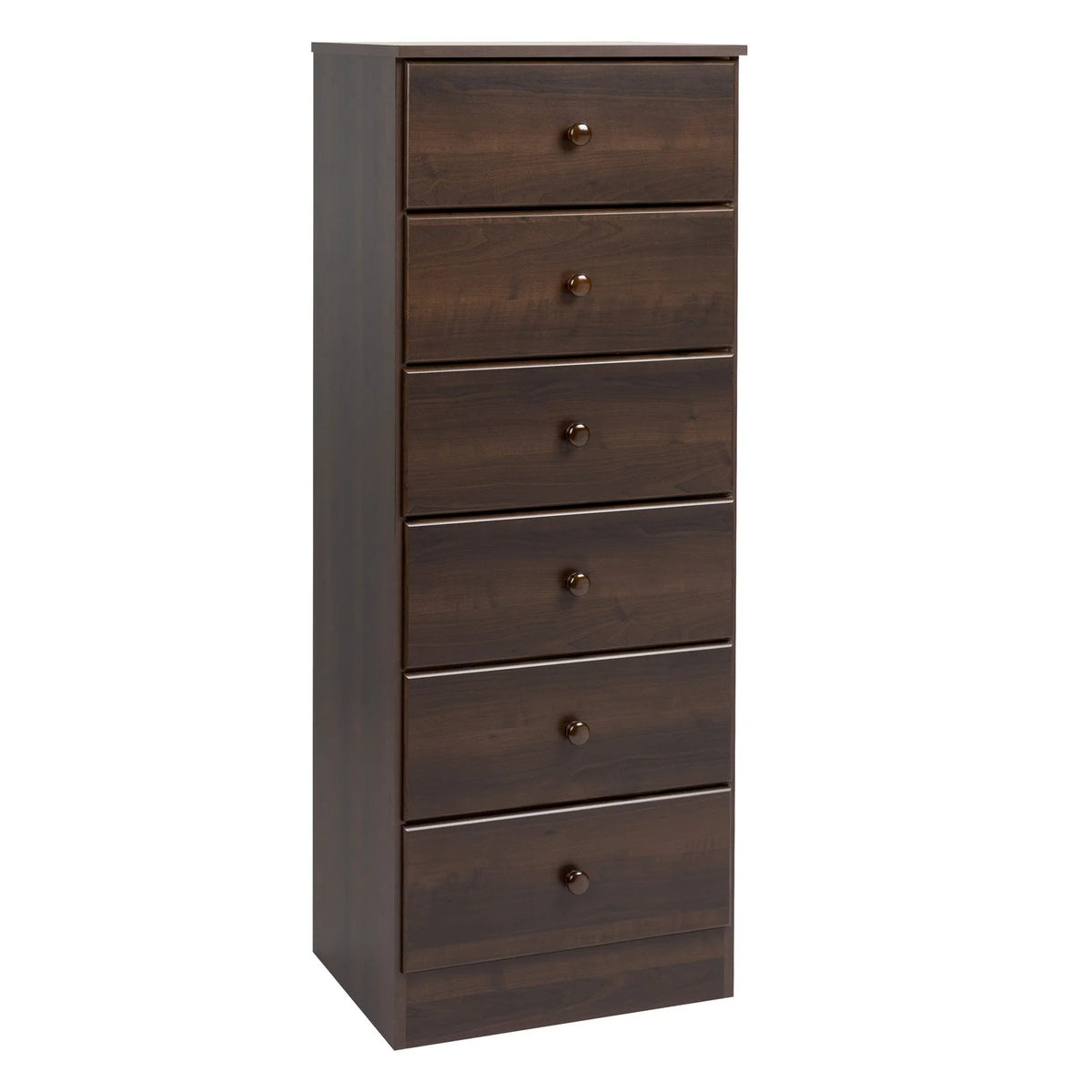Black 6 Drawer Dresser O29002