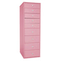 Light Pink 9 Drawer Makeup Vanity Storage A24786