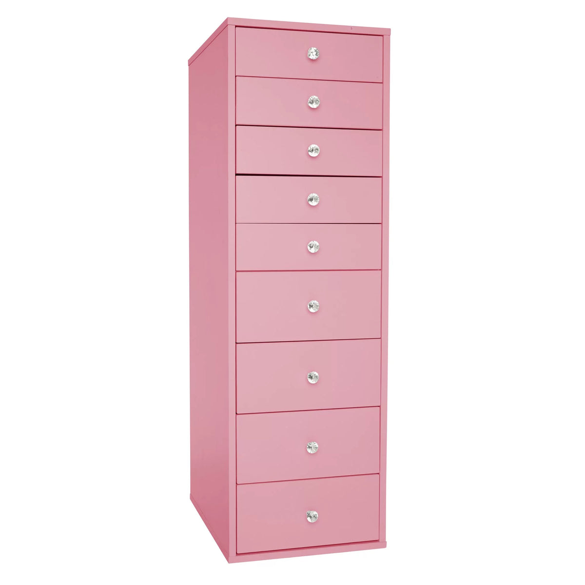 Light Pink 9 Drawer Makeup Vanity Storage A24786