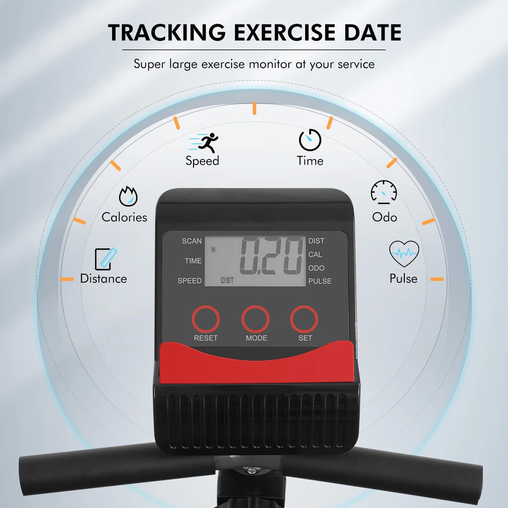 Recumbent Exercise Bike 8 Levels Quiet I439057