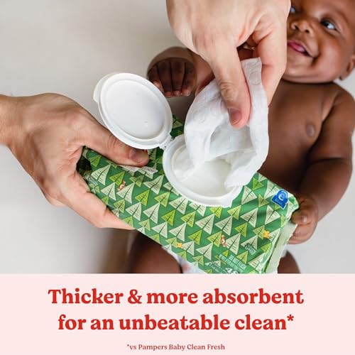 Hypoallergenic Baby Wipes 99% Purified Water 3 Refill Packs 624 Wipes P828650