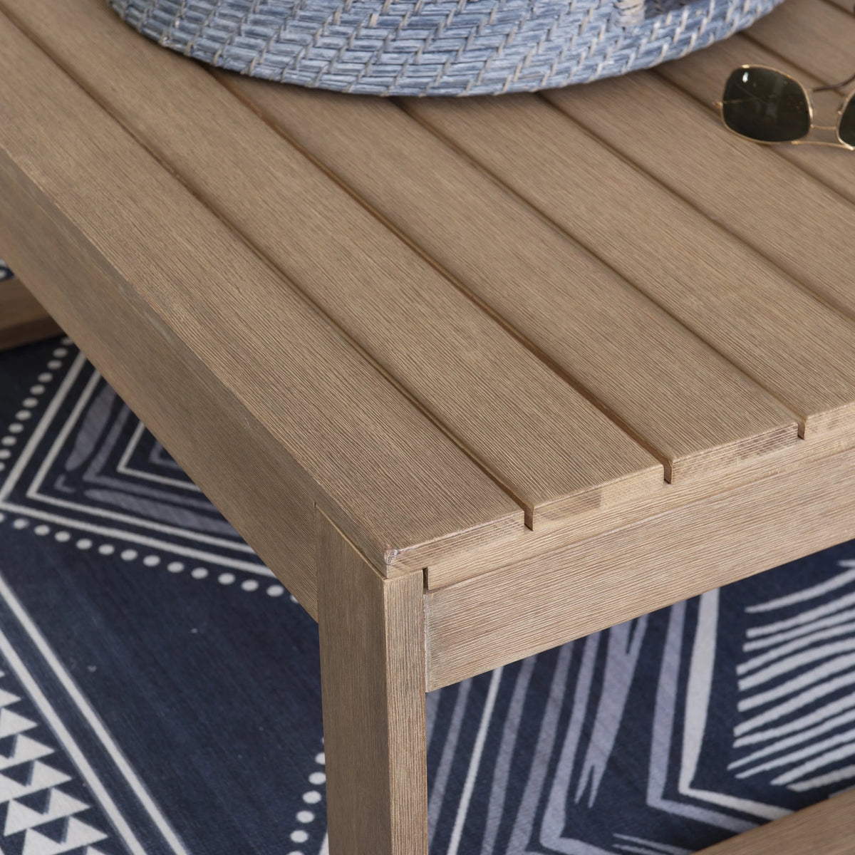 Natural Outdoor Coffee Table L8619