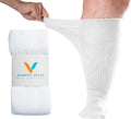 White Large Non Binding Seamless Toe Diabetic Socks D340900