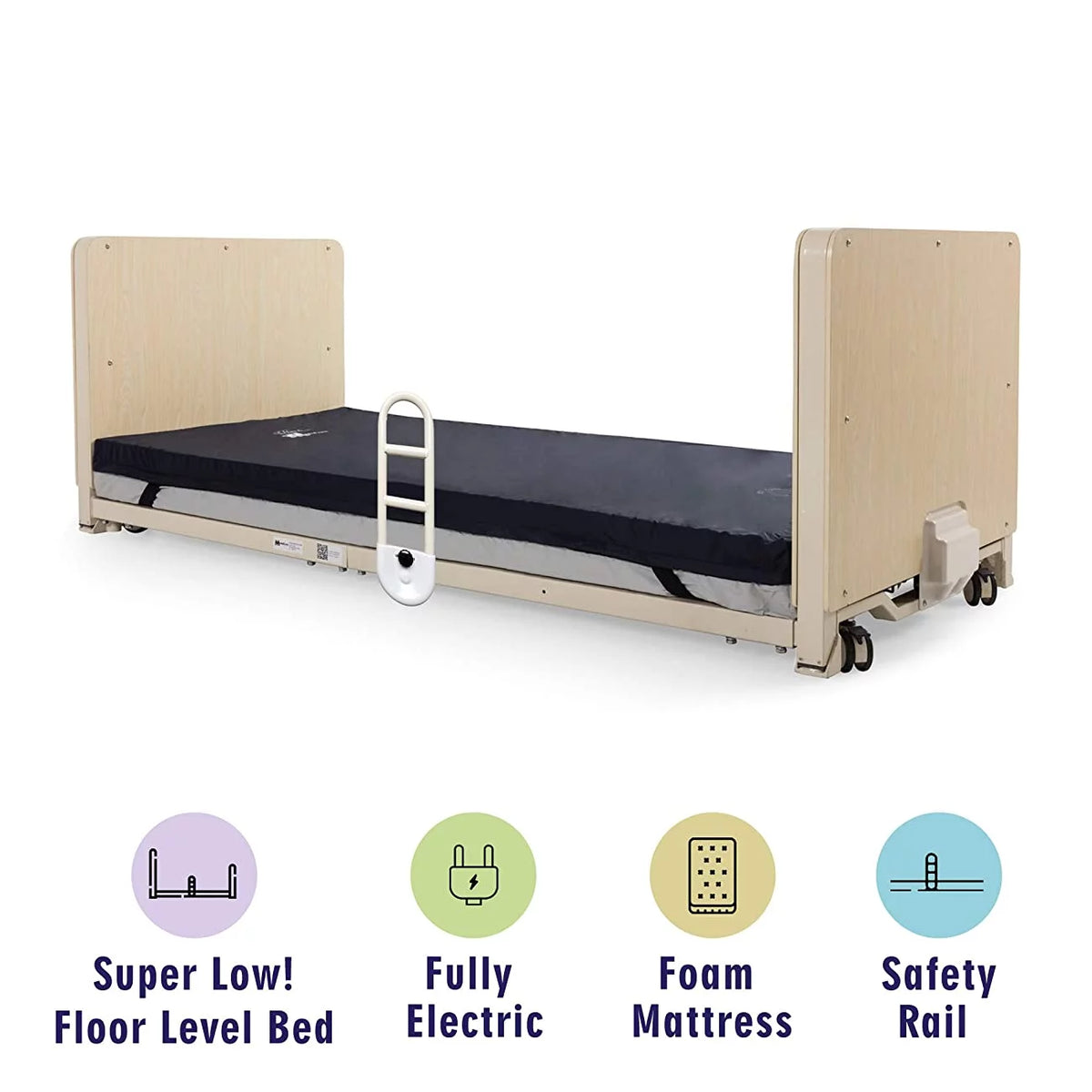 Full Electric Hospital Bed with Pivot Rails B46437