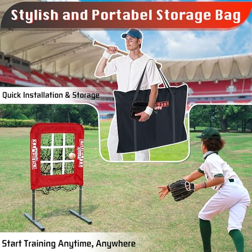 9 Hole Pitching Net with Strike Zone G370864