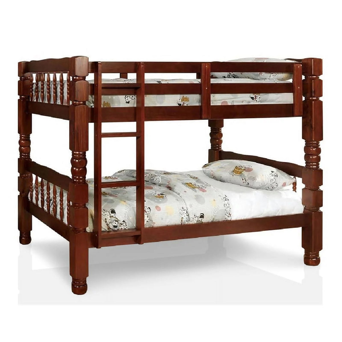 Wood Twin Over Twin Bunk Bed P646