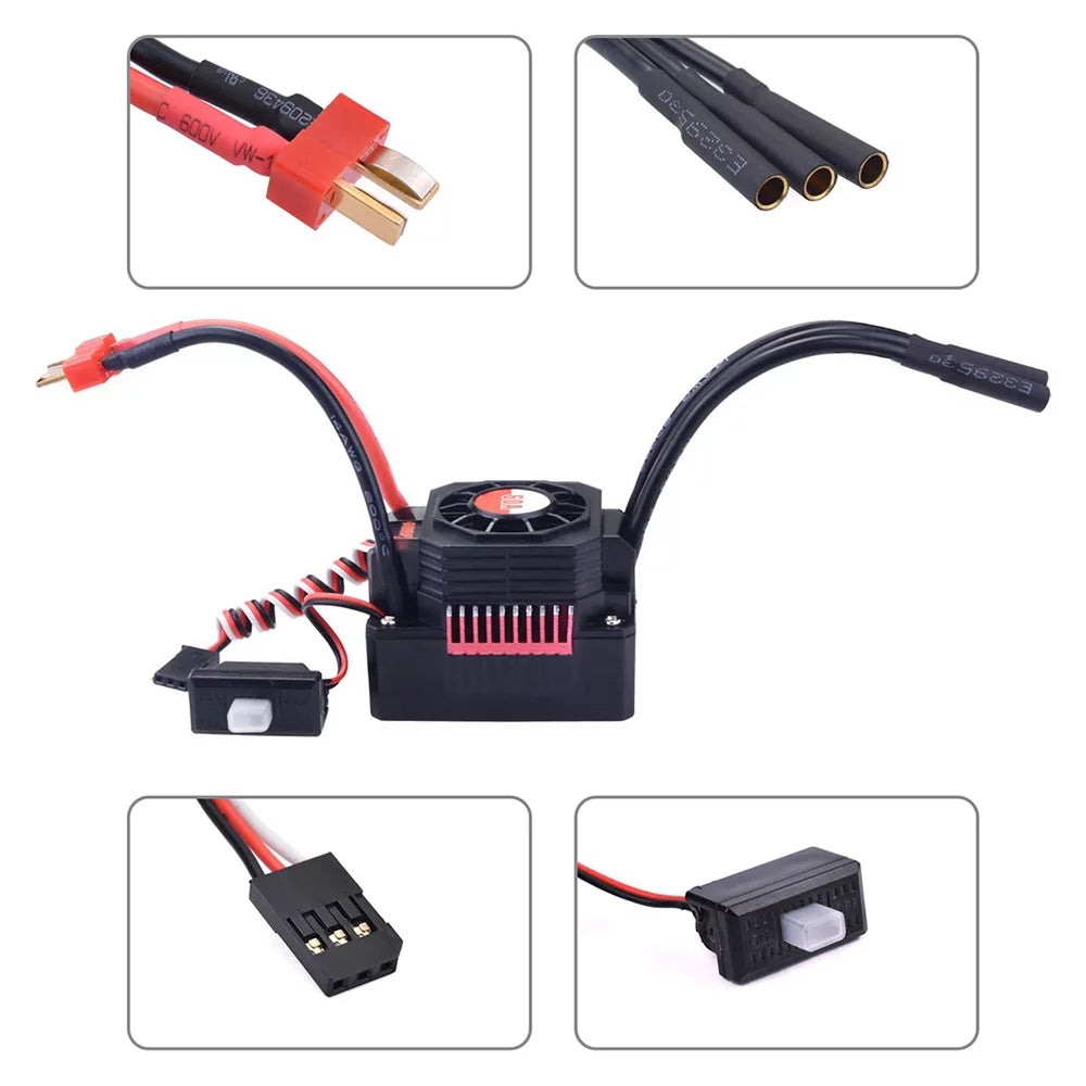 60A Brushless Waterproof Electronic Speed Controller O16277