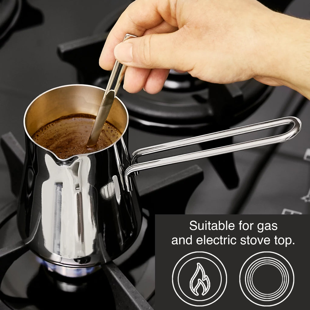 15 oz Stainless Steel Turkish Coffee Pot K2170