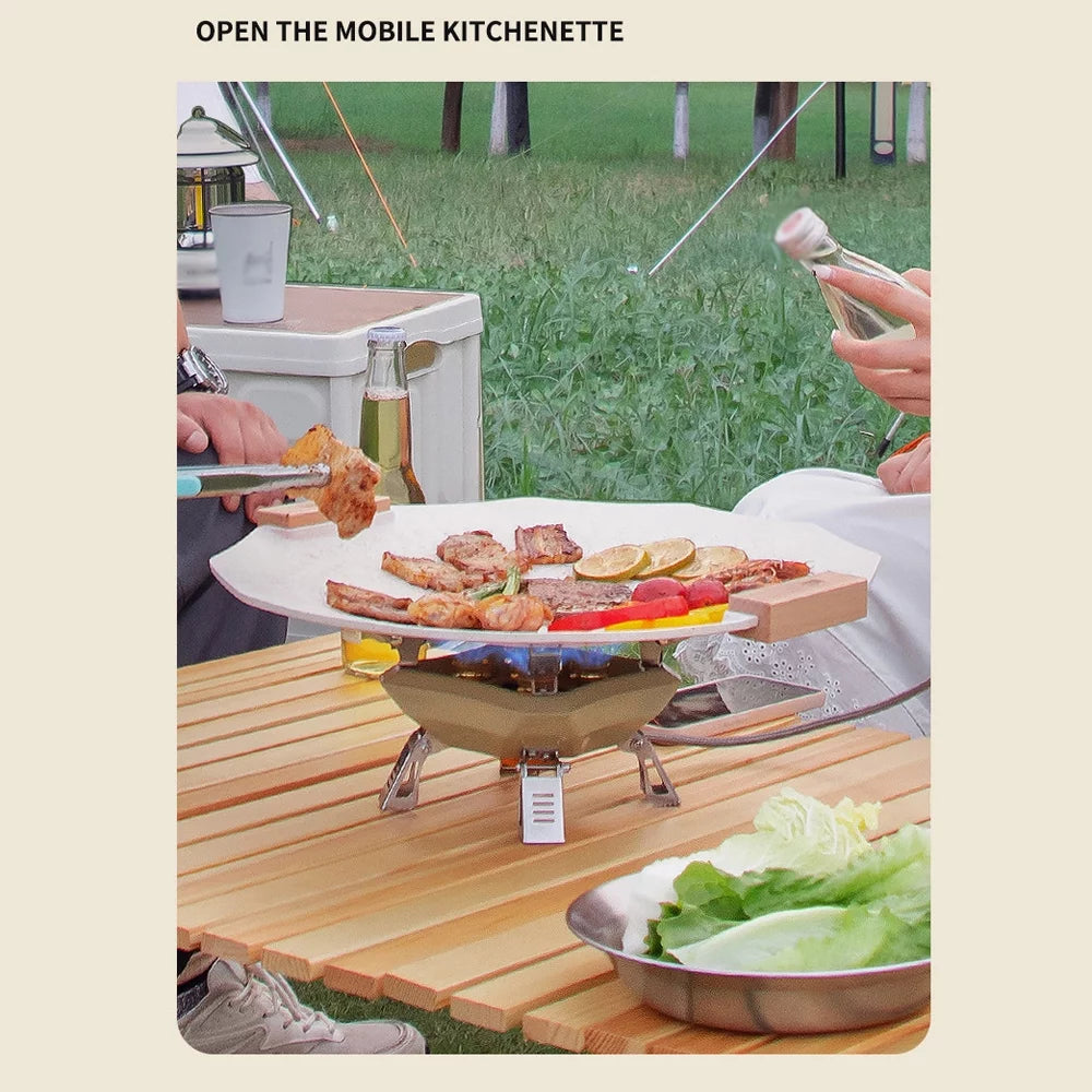 Foldable Portable Metal Camping Stove A973365