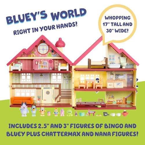 10” Toddler House Playset with 10 Play Pieces B80413