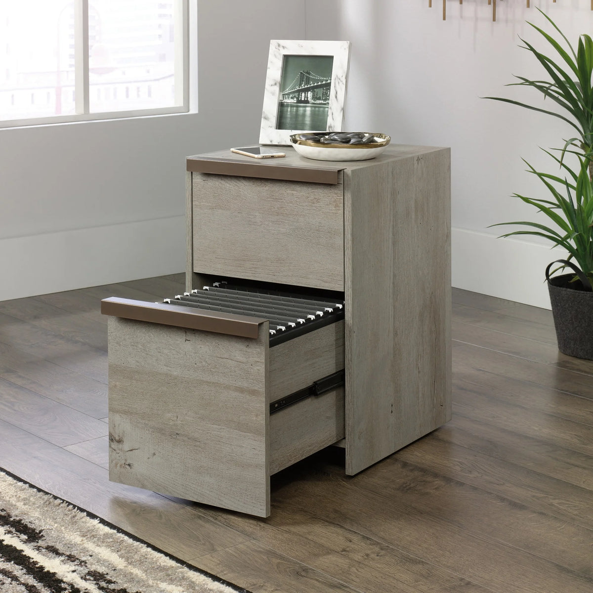 Mystic Oak 2-Drawer Mobile File Cabinet C482803