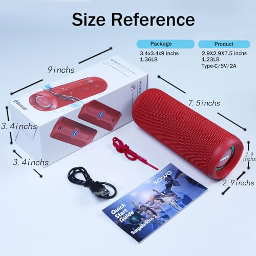 Black IPX7 Waterproof 25W Portable Bluetooth Speaker C96455