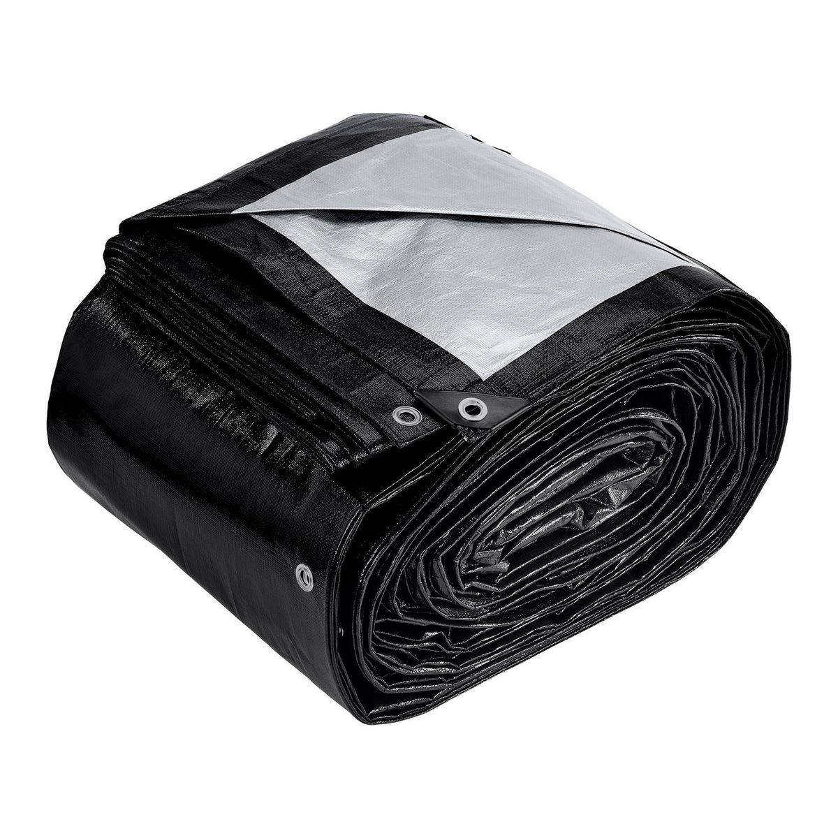 30 ft. x 40 ft. Silver and Black Weather-Resistant Tarp K11500
