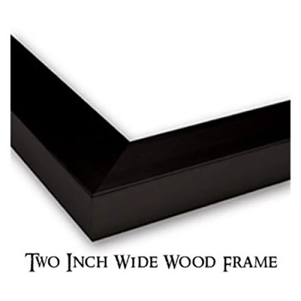 Black Modern Framed Art Print Q37665