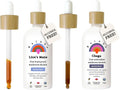 Alcohol Free Mushroom Bundle, Lion's Mane Extract + Chaga Tincture, Vegan Liquid Mushroom Supplements H6942