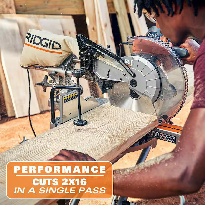 12 in. Dual Bevel Sliding Miter Saw H775835