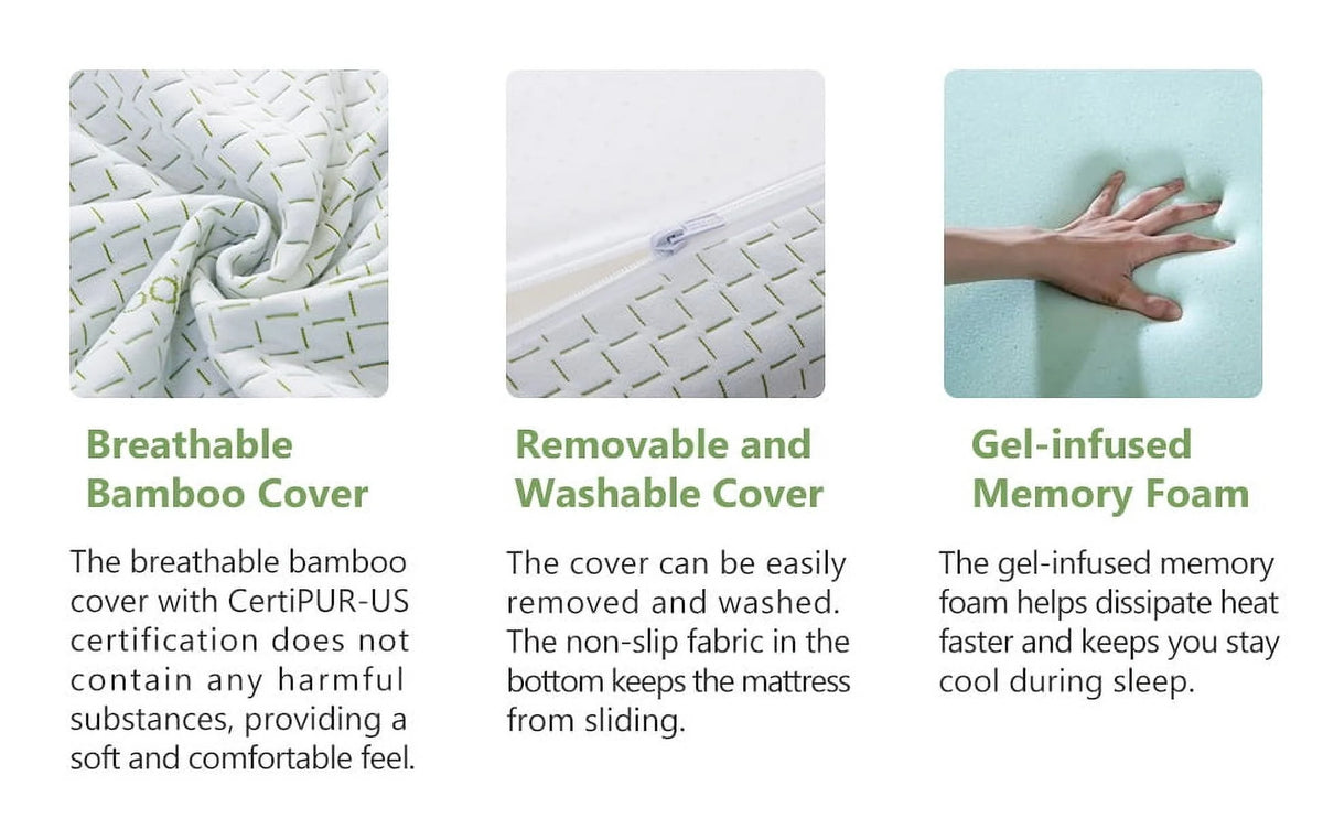 6 inch Memory Foam Twin Mattress I823242