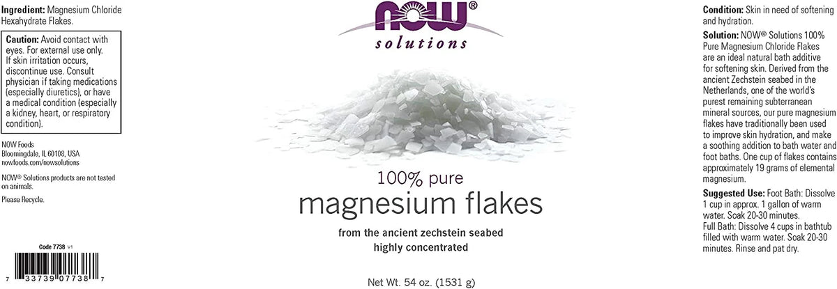 Magnesium Flakes 54 oz Pack of 4 Z48136