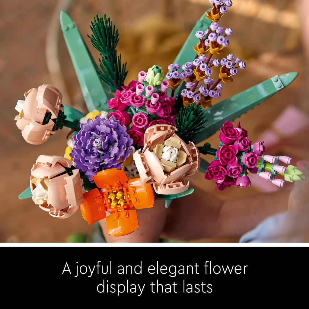 Artificial Flower Bouquet Building Set with Roses R629