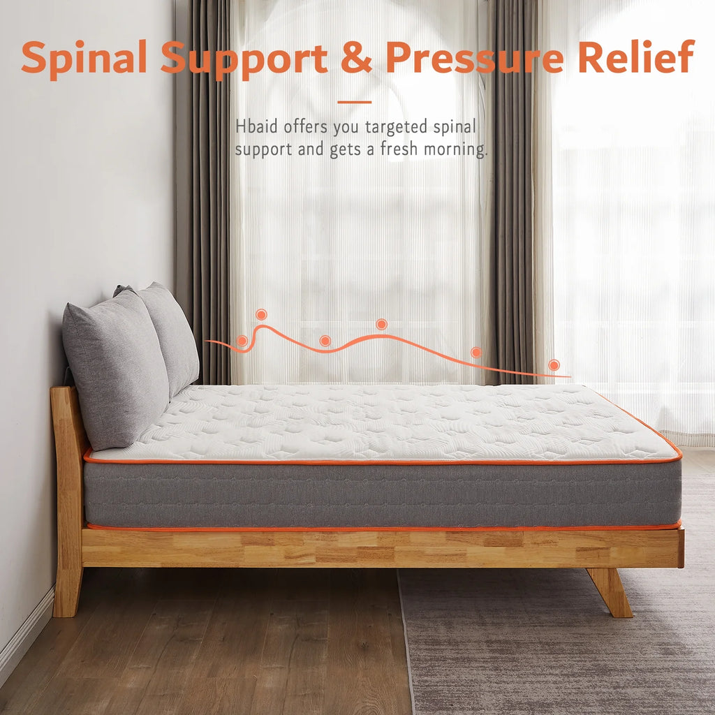 Twin Cooling Gel Memory Foam Hybrid Mattress F569