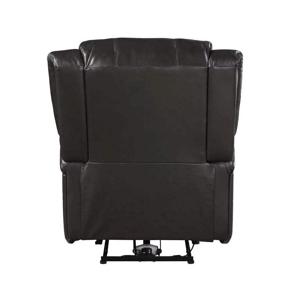 Brown Faux Leather Power Reclining Chair R134