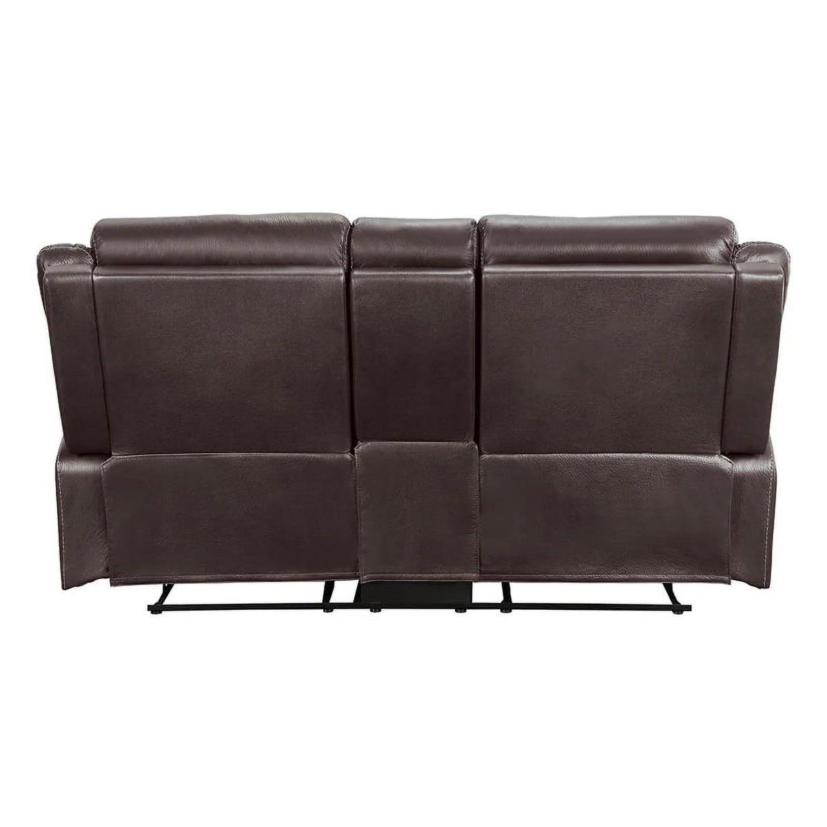 Dark Brown 2-Piece Microfiber Reclining Sofa Set H33926