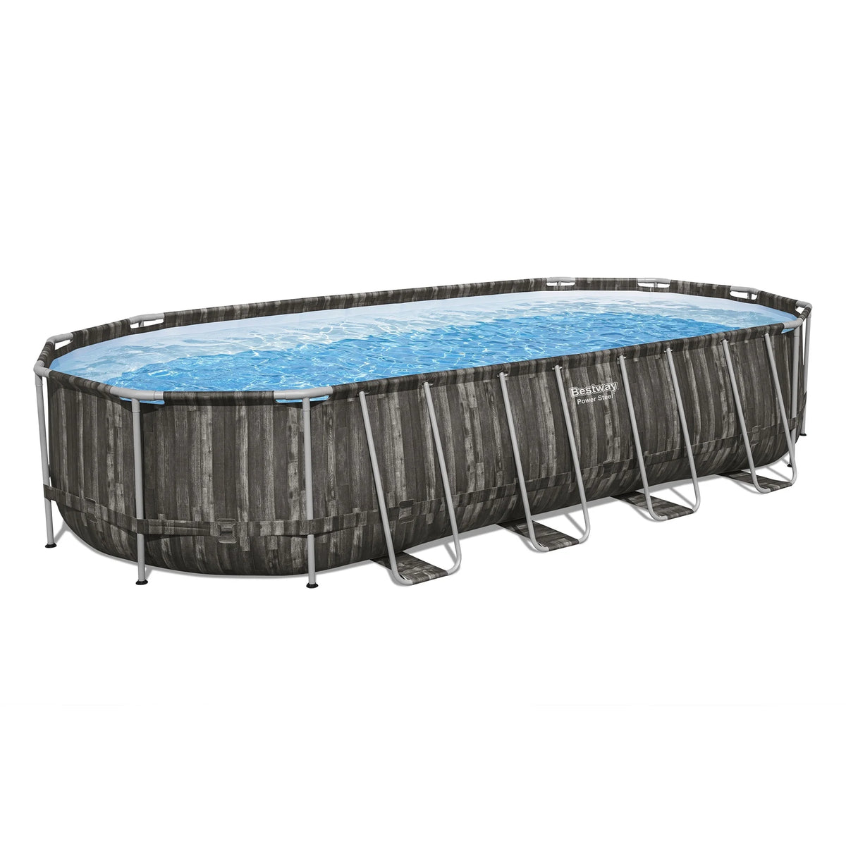 24' x 12' x 52" Oval Above Ground Swimming Pool Set V729365
