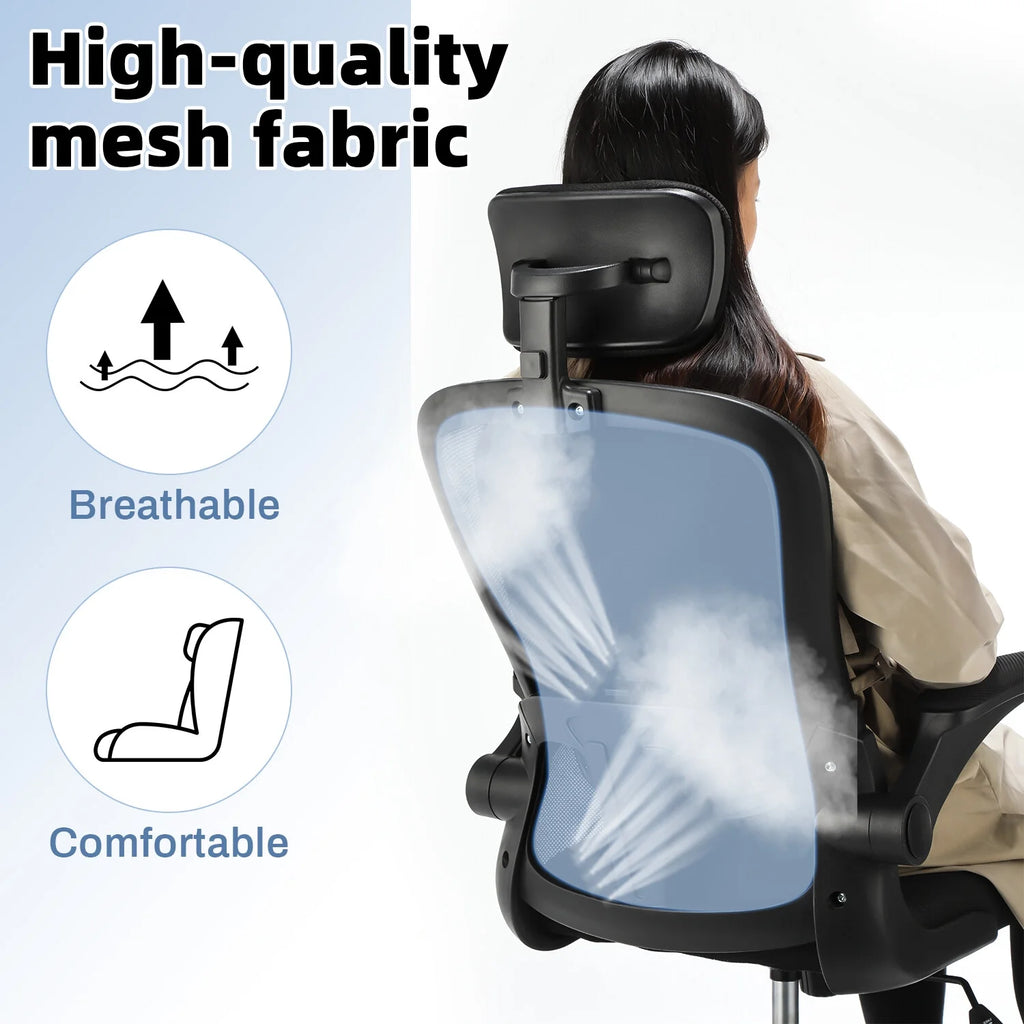 Black Mesh Ergonomic High Back Office Chair R558