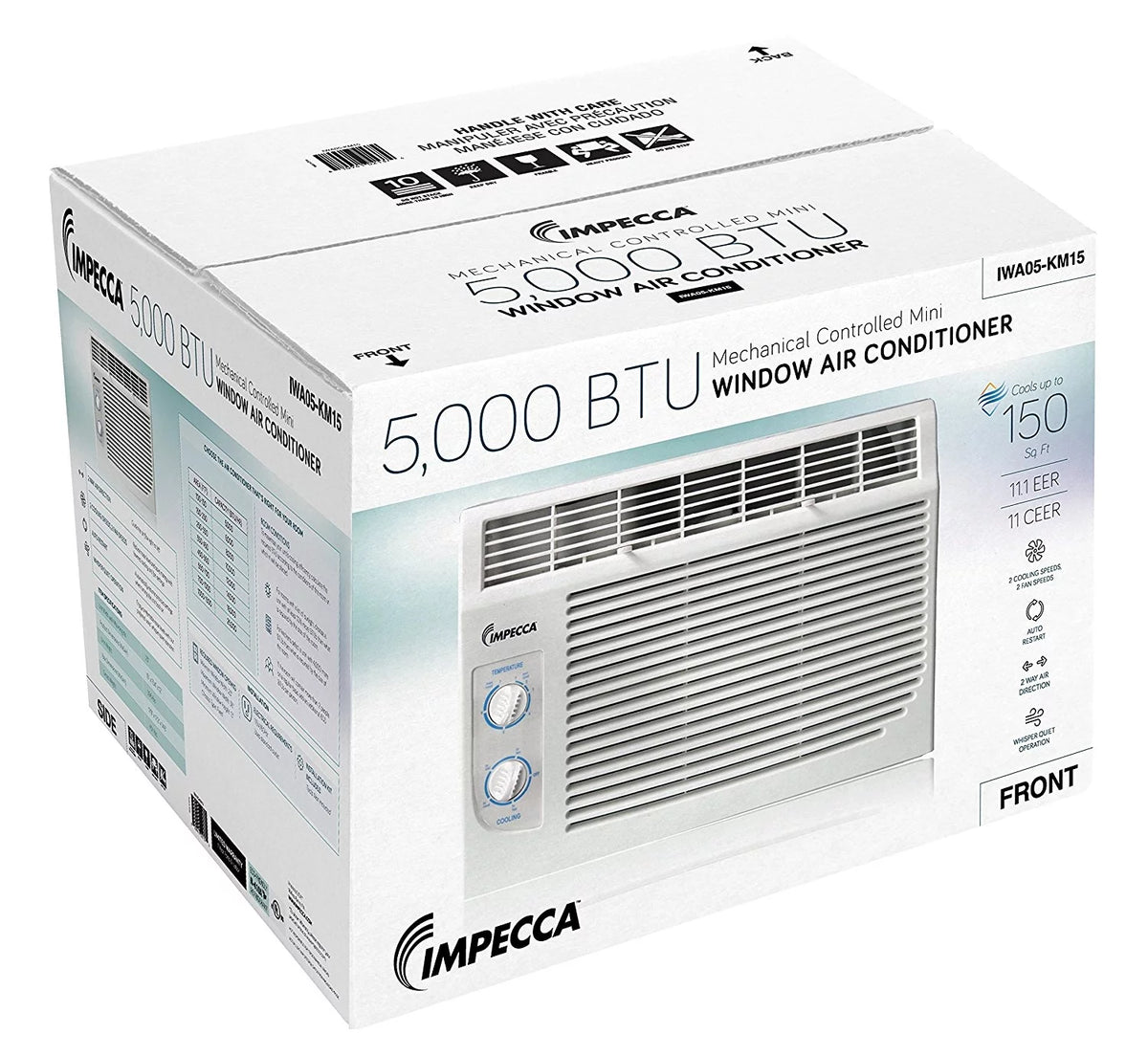 5,000 BTU Mini Window Air Conditioner D91401