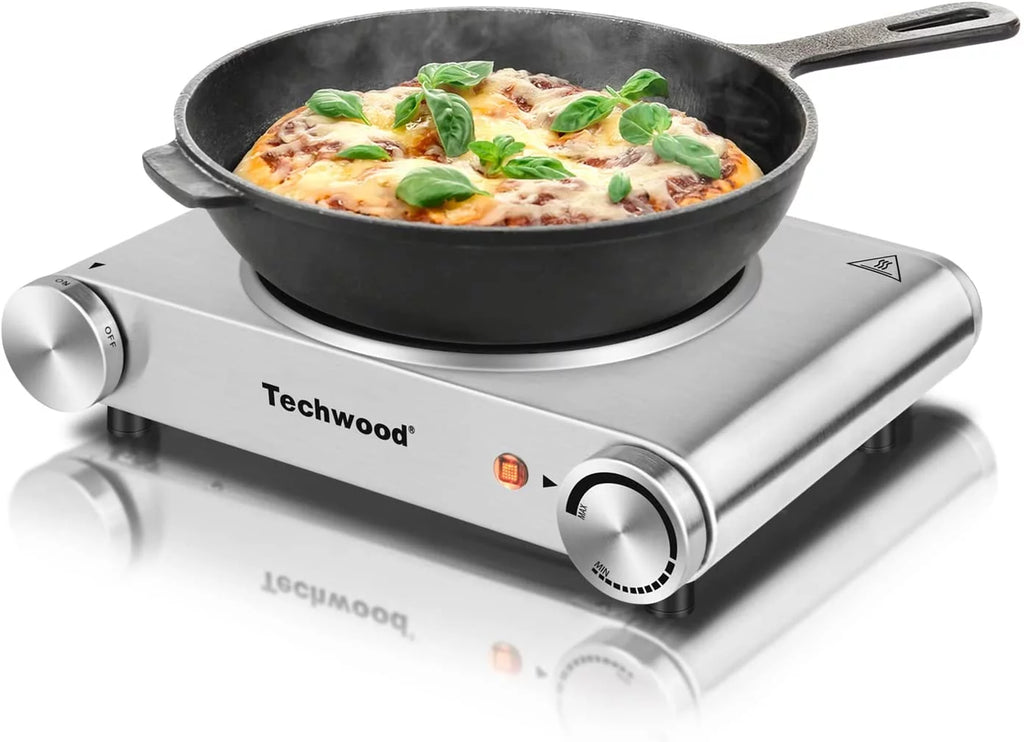 1200W Portable Infrared Electric Single Burner Stainless Steel T44470