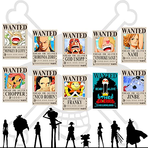 Anime Wanted Posters 25PCS 30×21cm A5410