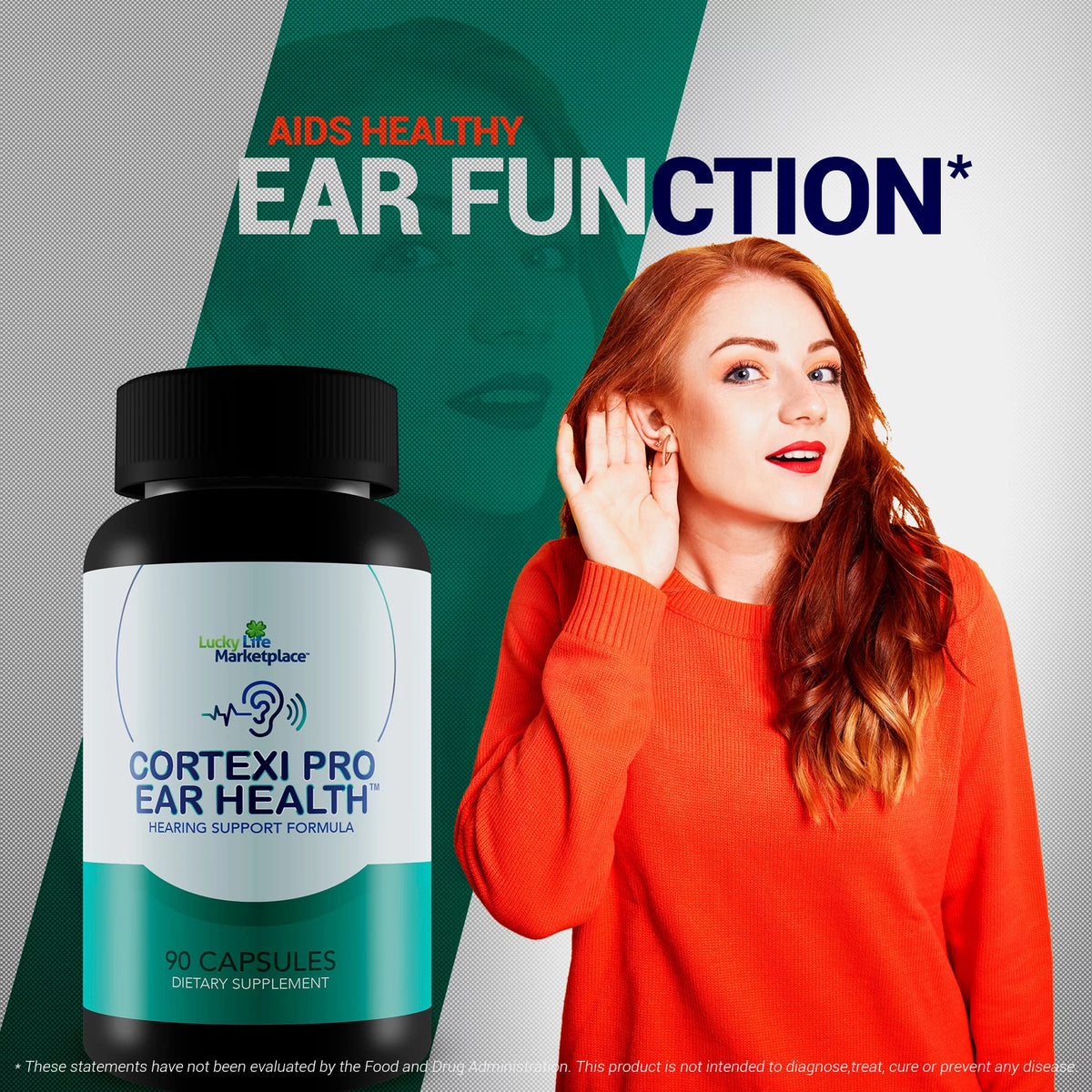 Hearing Support Formula with Turmeric, Vitamin C, Zinc, Magnesium S421024