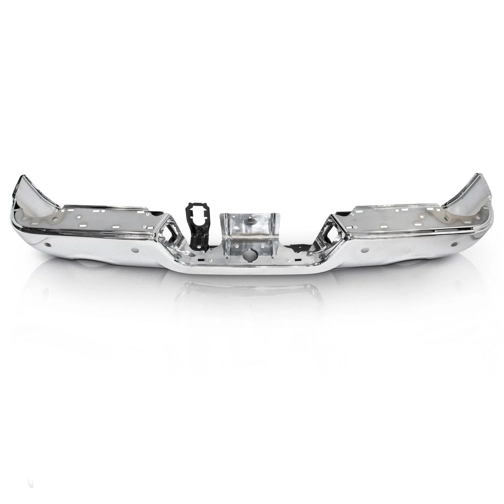 Chrome Rear Bumper Black Step with Dual Exhaust & Rear Parking Assist Sensor H260