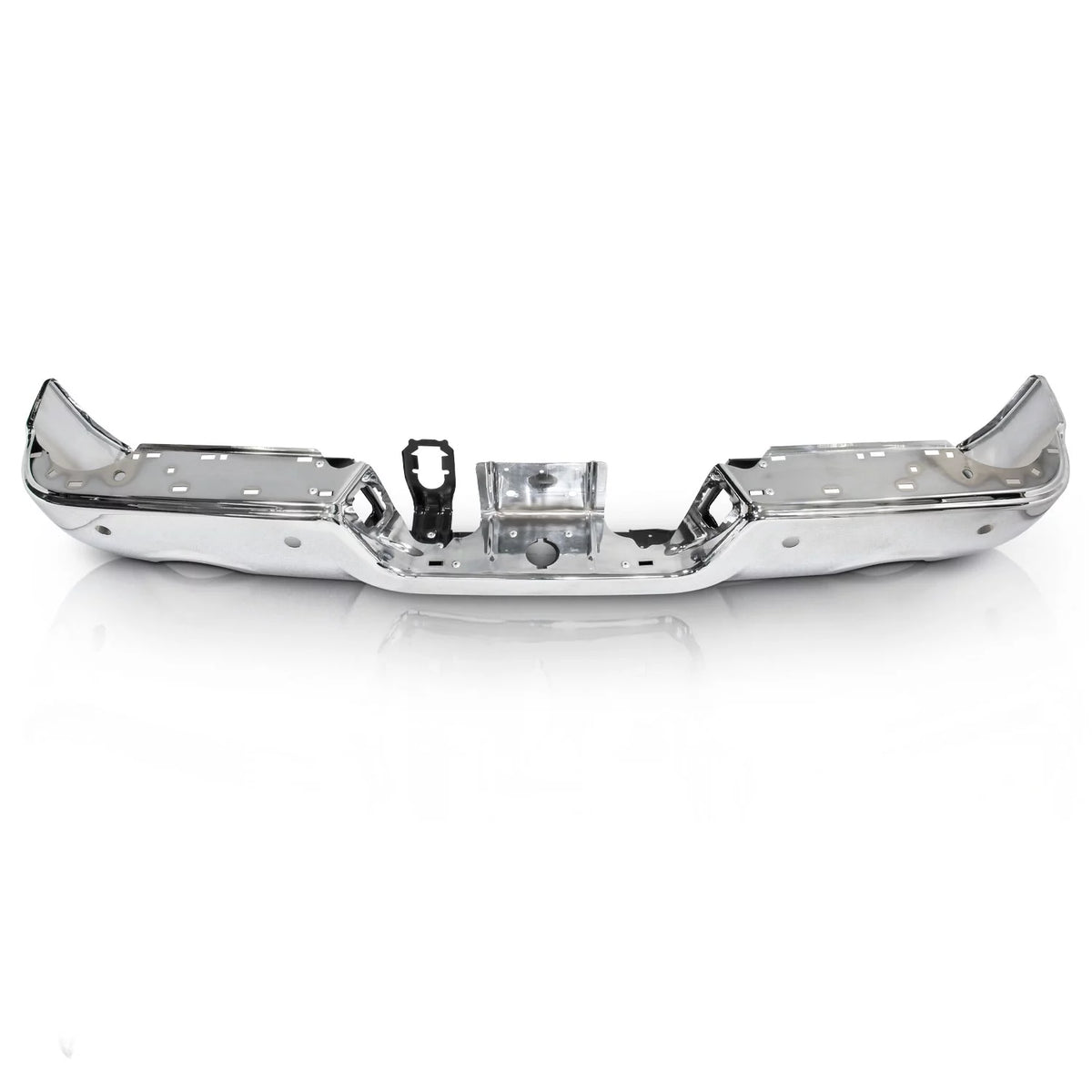 Chrome Rear Bumper Black Step with Dual Exhaust & Rear Parking Assist Sensor H260