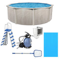 18 Foot by 52 Inch Steel Frame Above Ground Pool I110