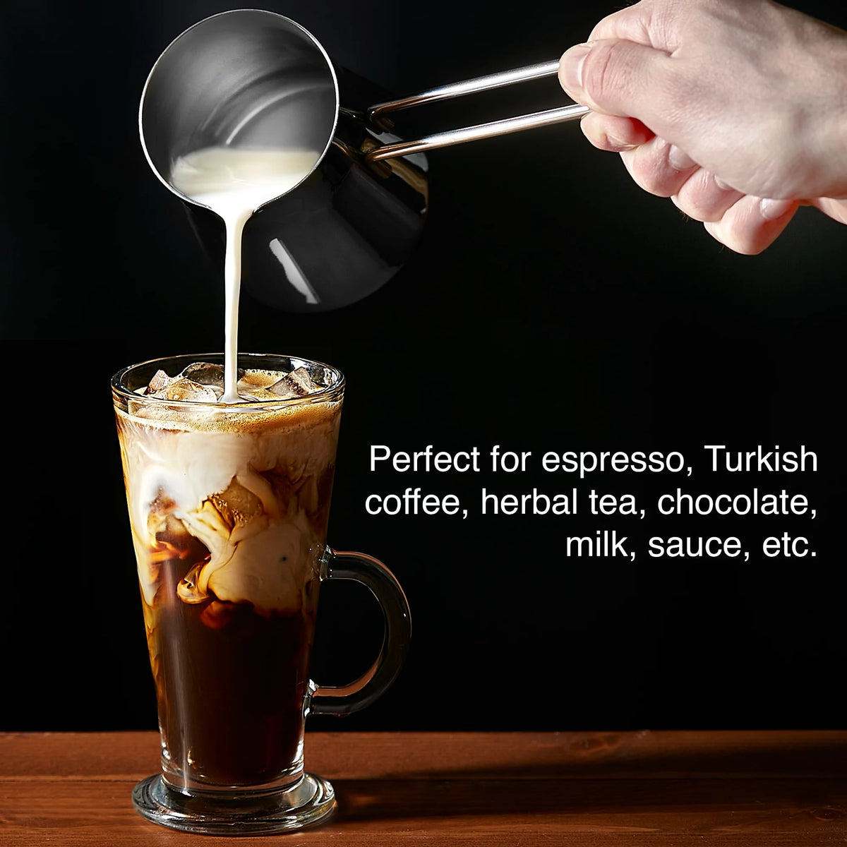 15 oz Stainless Steel Turkish Coffee Pot K2170