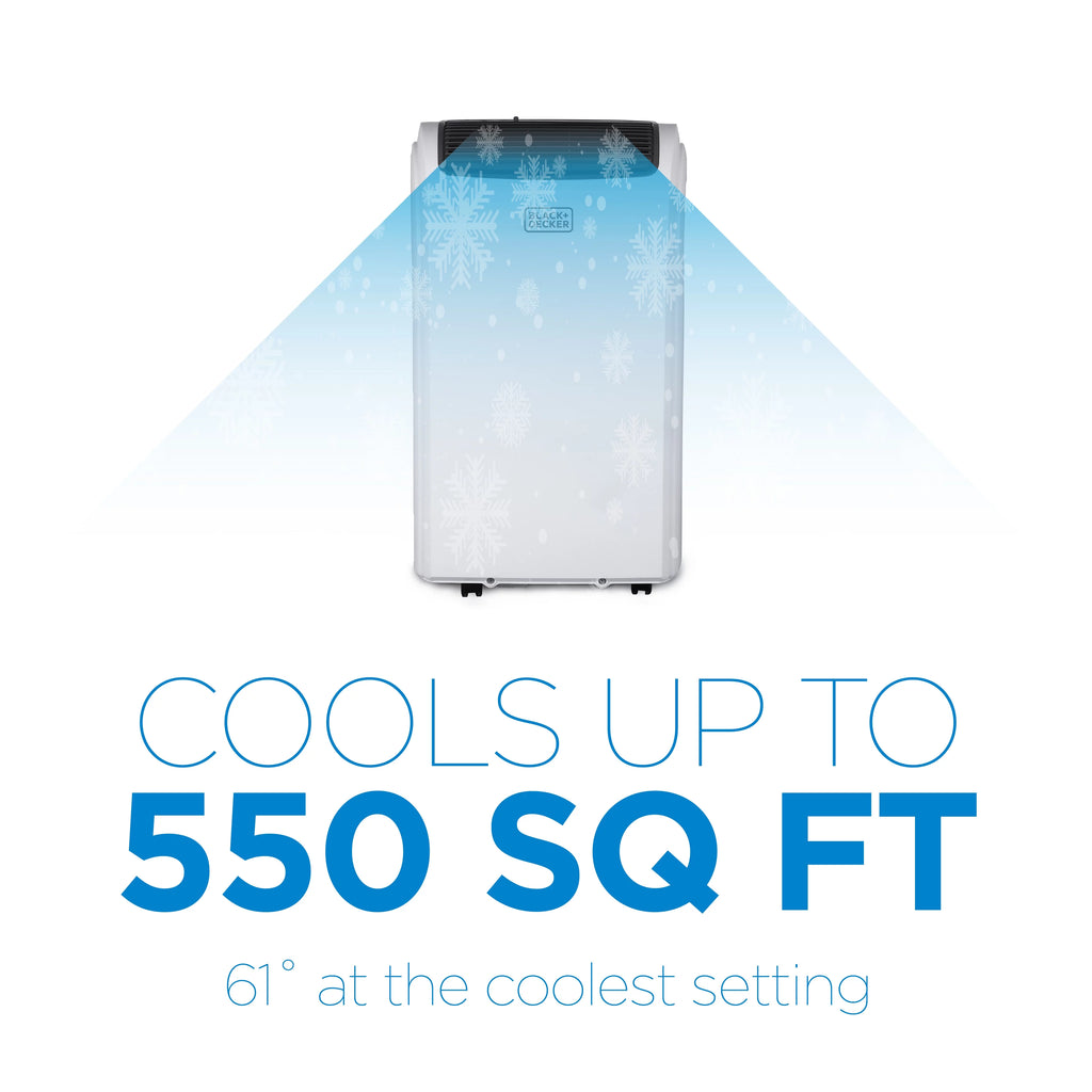 6,500 BTU Portable Air Conditioner 3-in-1 AC Unit Dehumidifier Fan C9704