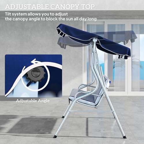 3-Person Porch Swing with Canopy Q767