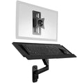 Height Adjustable Monitor and Keyboard Tray Wall Mount G109108
